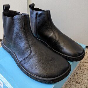Tipsie Toes Barefoot Minimalist Chelsea Boots Leather